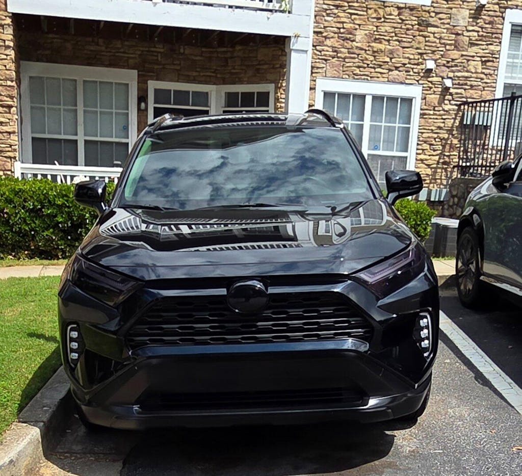 Toyota Rav4 2019–2025 Dark Smoke Headlight & Taillight Tint Kit – Precut Vinyl Lens Overlays