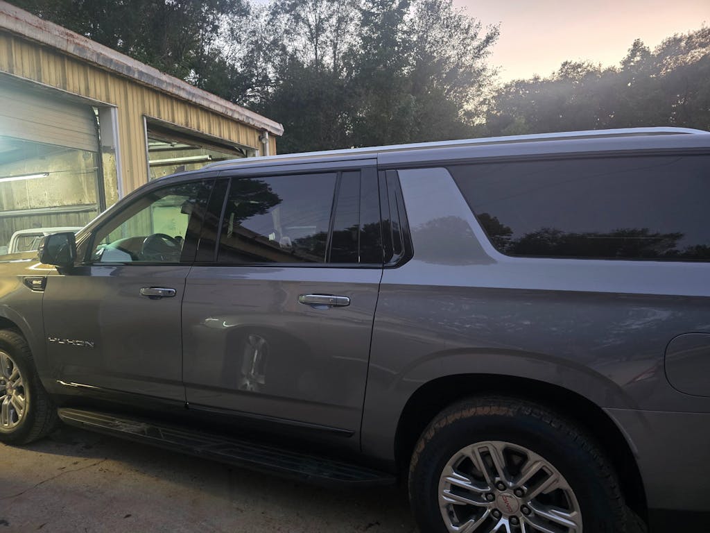 GMC Yukon 2021–2025 Blackout Chrome Delete Kit – Precut Window Trim Grille Rear Gloss Black Vinyl Overlays