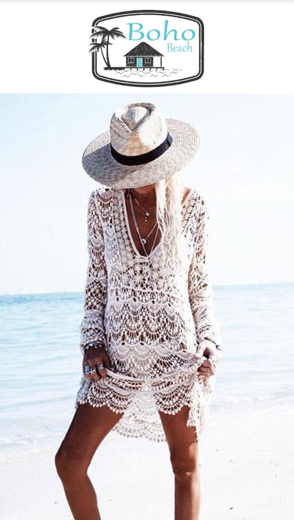 Boho beach hotsell cover up