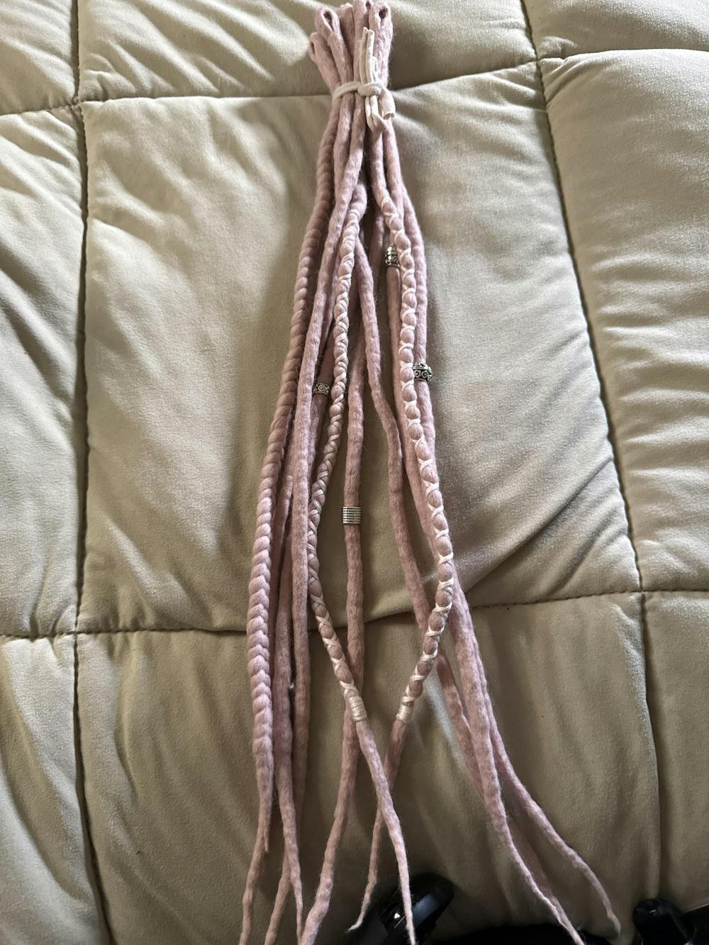 Shell wool dreadlock extensions