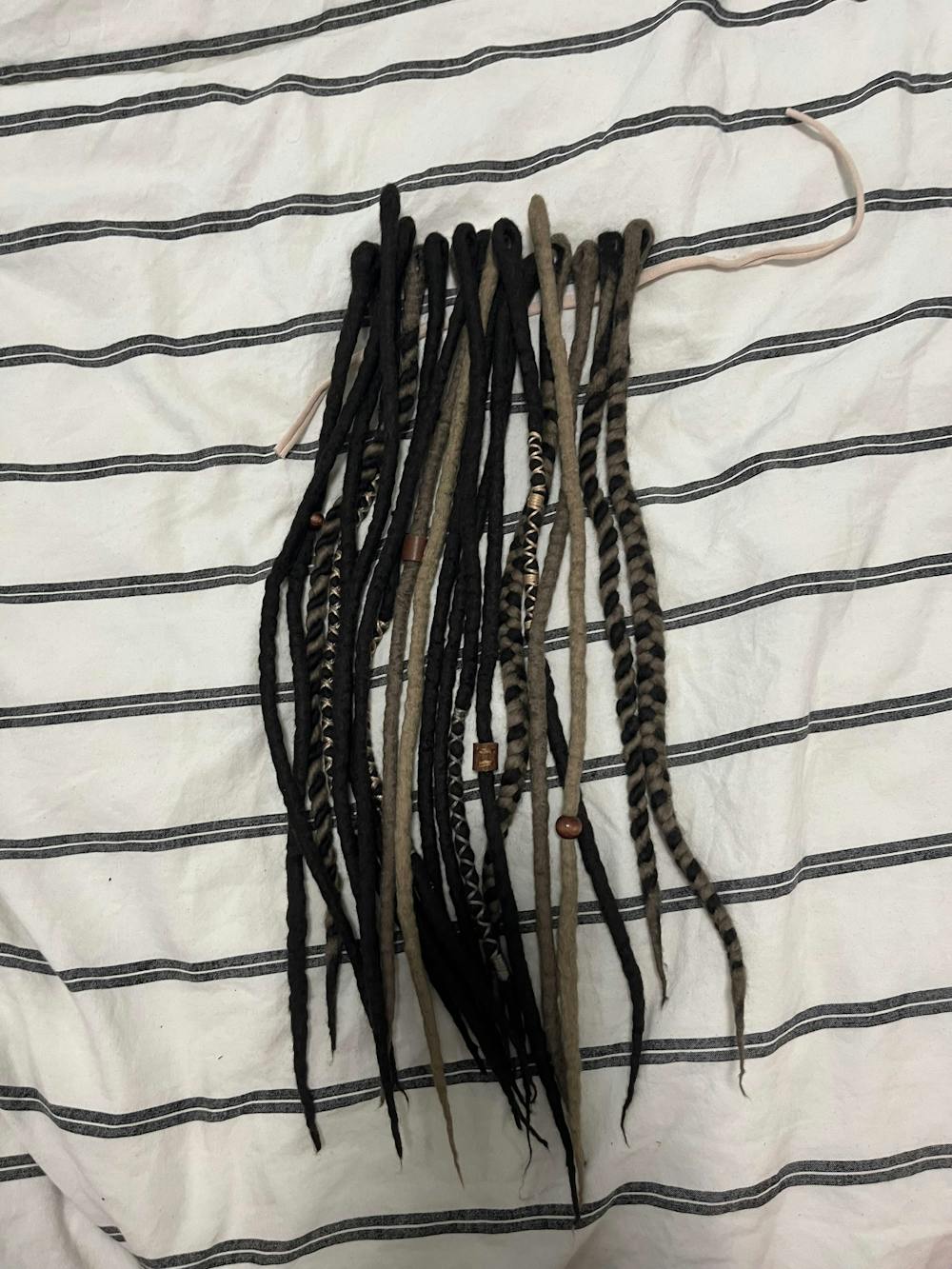 Coffee Viking Wool Dreads