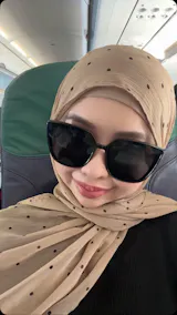 Polka Taupe - Shawl With Inner