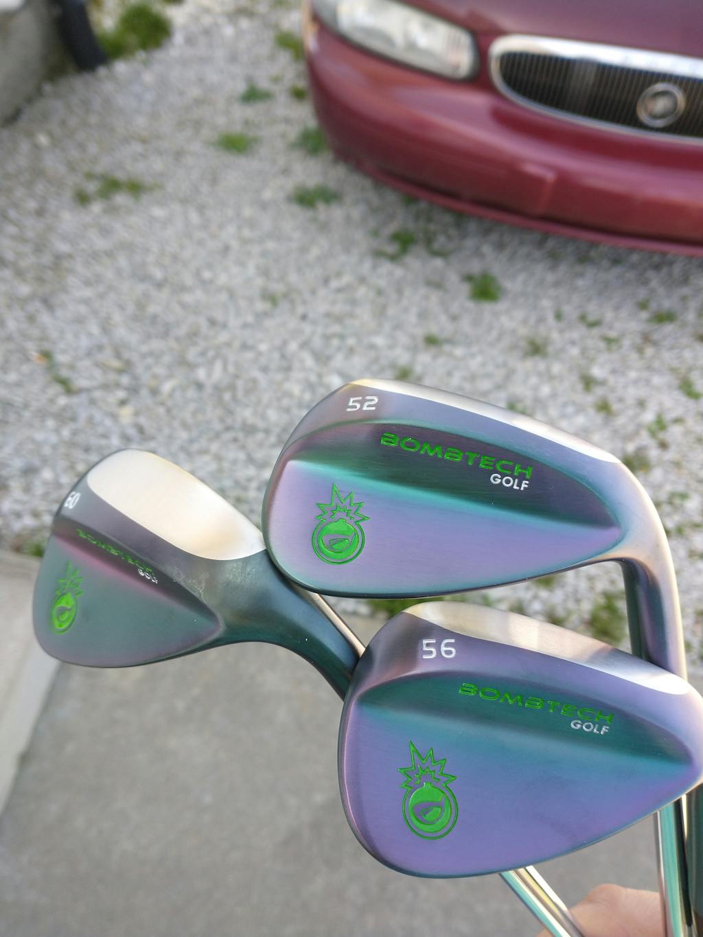 Limited Edition BombTech 52, 56 and 60 Midnight Shadow Wedge Set