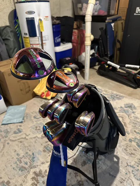 Limited Edition BombTech Golf 4.0 Volcano Torched Iron Set