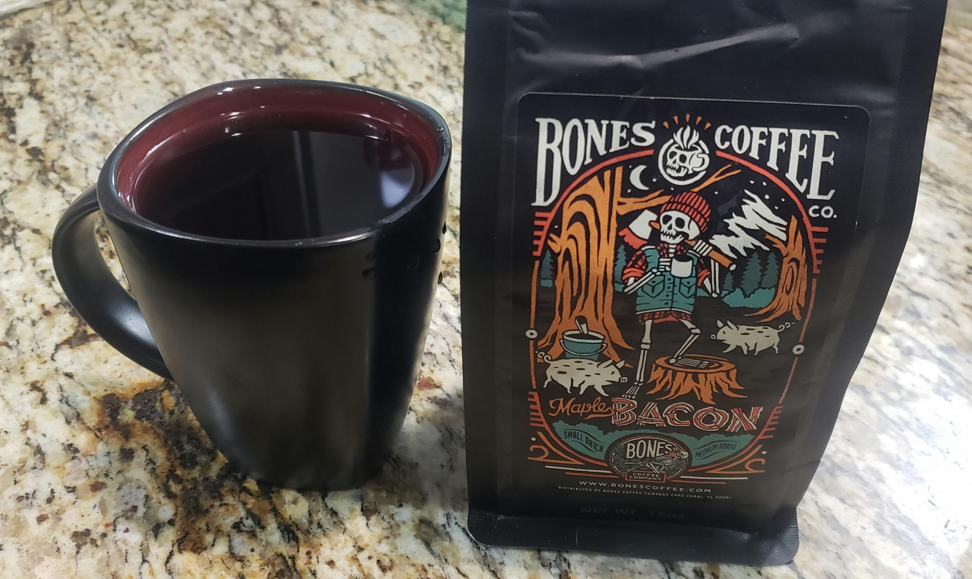 Maple Bacon Coffee Whole Bean By Bones Coffee Company