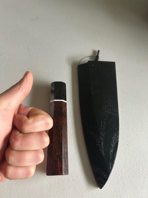 Custom Wooden Saya – Handmade Wooden Sheath for Knives