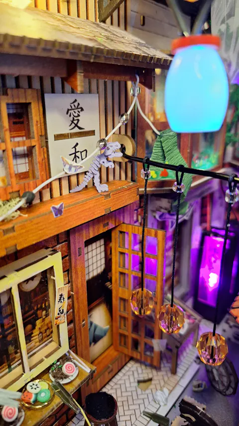 Tokyo Alley 3D DIY Book Nook Kit