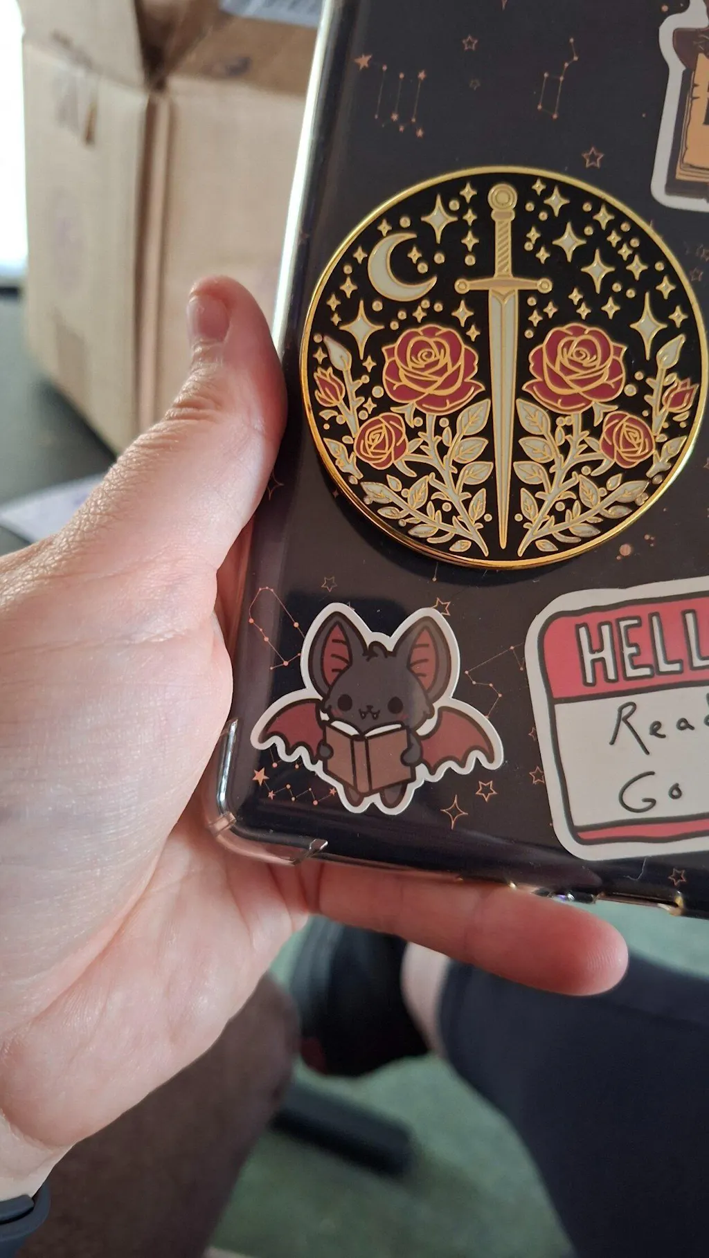 Bookish Bat - Sticker