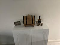 5L Artisan American Oak Barrel with Metal Spigot – Perfect for Crafting Aged Wine,Port  and Whiskey