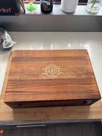 Custom Engraved Elegant Whiskey Decanter Set with Stainless Steel Stones and a Wooden Gift Box