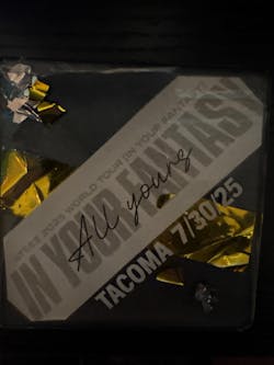 Ateez In Your Fantasy 2025 Tour Confetti Coaster