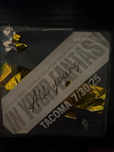Ateez In Your Fantasy 2025 Tour Confetti Coaster