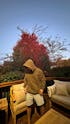 NYC brown hoodie