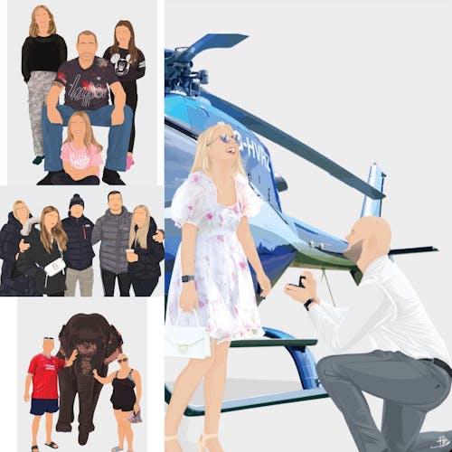 Custom Family Illustration