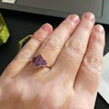 Hexagon Amethyst  Ring