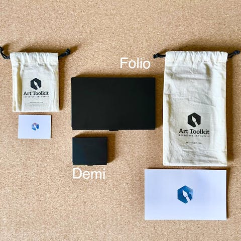 Folio palett med blandade koppar