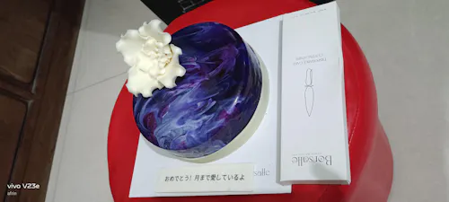 Mirror Glaze (Purple) Cake