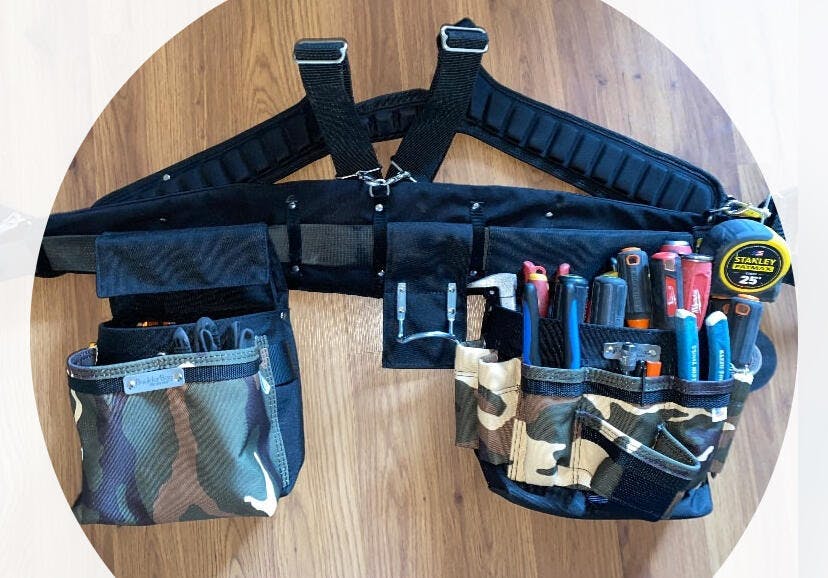 Boulder Bag Ultimate Electrician Comfort Combo Tool Belt Boulder Tool