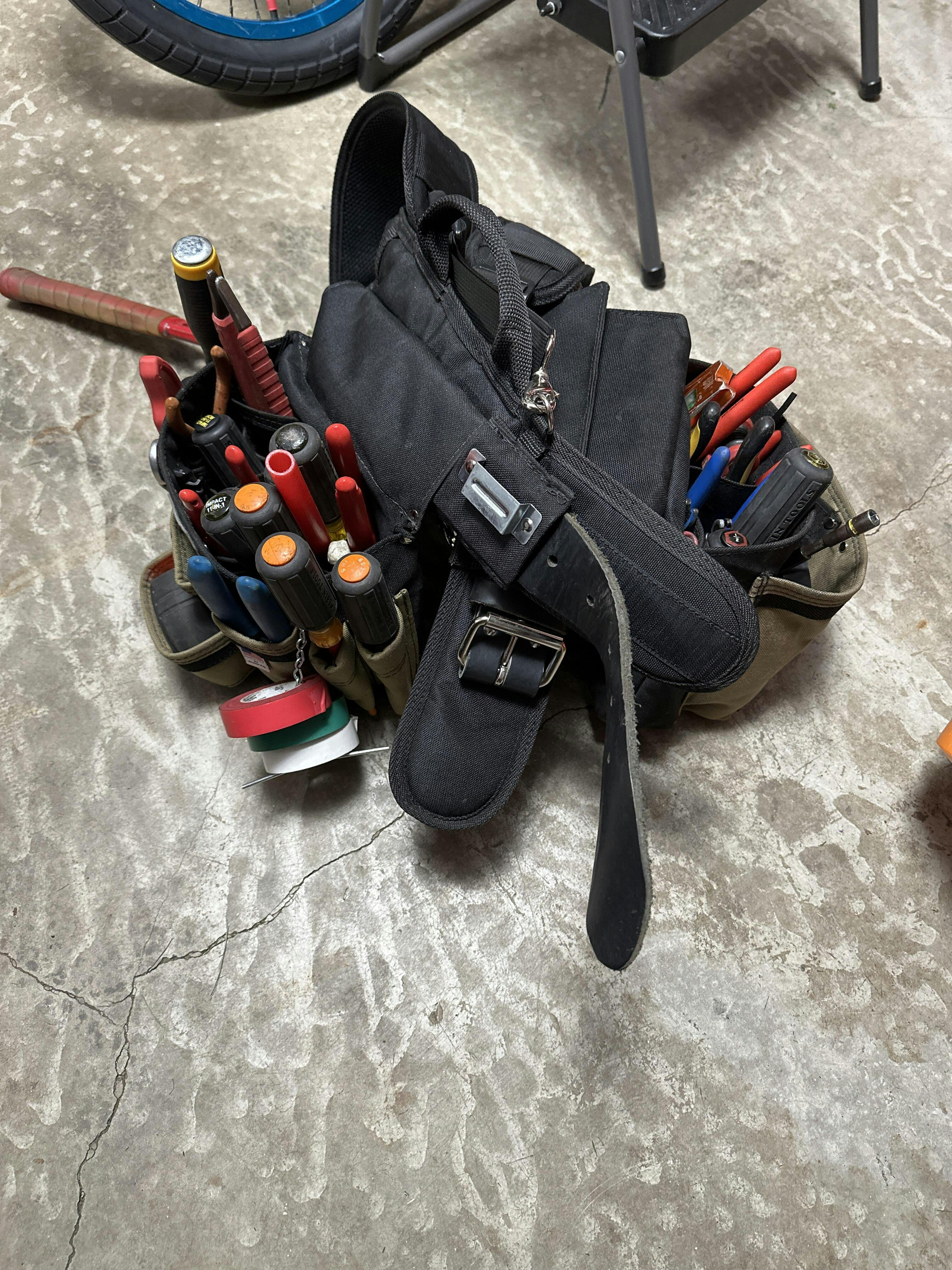 FULL SET Boulder Bag Ultimate Electrician MAX Comfort Combo Tool Bel