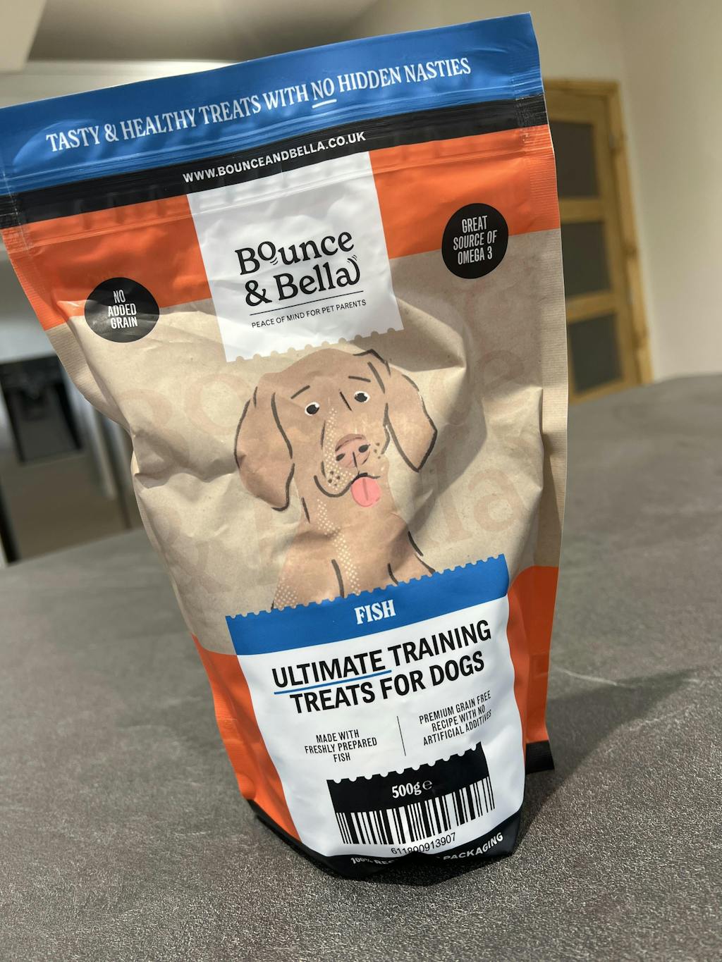 Grain Free Ultimate Training Treats for Dogs Fish Bounce and Bella