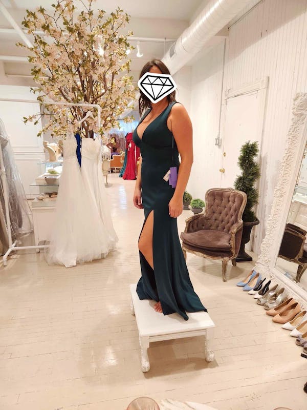 Diaz Burgundy | Maxi Dress w/ Train