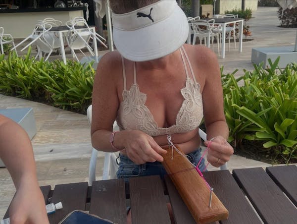 Niken Taupe | Lace Bralette