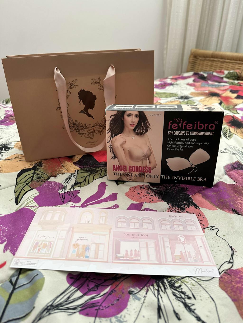 Lace-up Freebra Beige | Adjustable Adhesive Bra