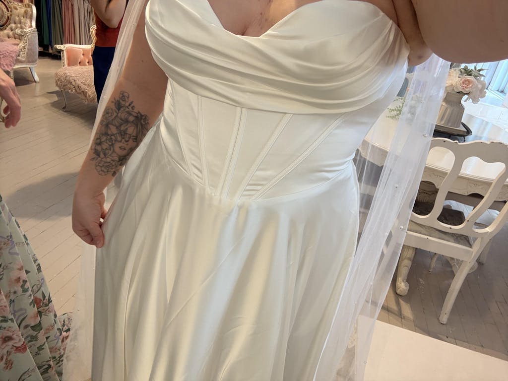 Mirisha | Satin Maxi Corset Wedding Dress