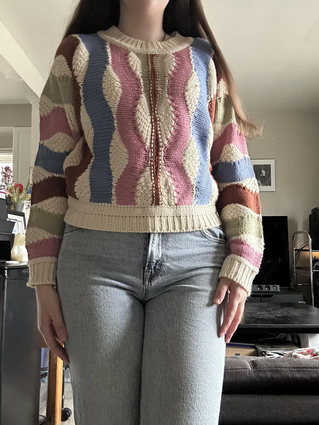 Maputo | Oversized Colourful Knit Sweater