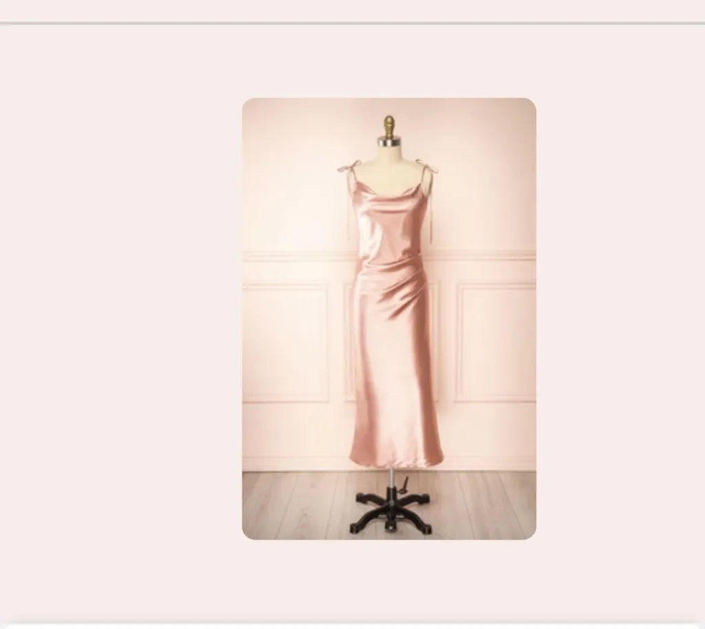 Elyse Pink | Cowl Neck Midi Dress