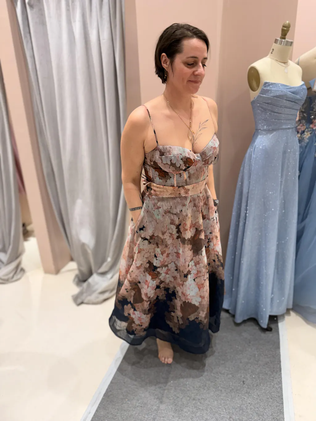 Lace-up Freebra Beige | Adjustable Adhesive Bra