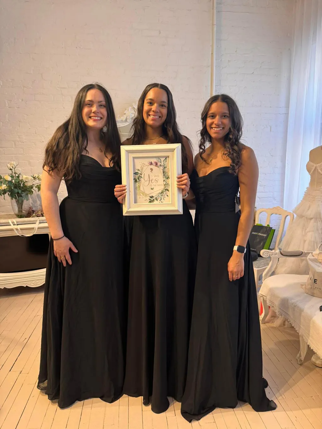 Janie Black | Chiffon Maxi Dress with Sweetheart Neckline and Scarf