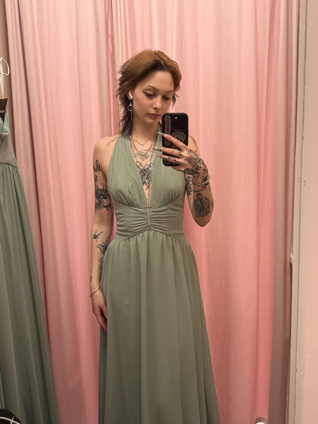 Arleen Sage | Halter A-Line Maxi Dress