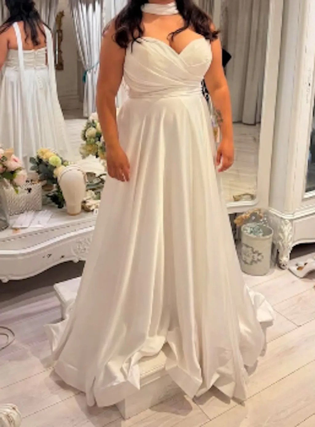 Ariane | White Strapless Wedding Dress