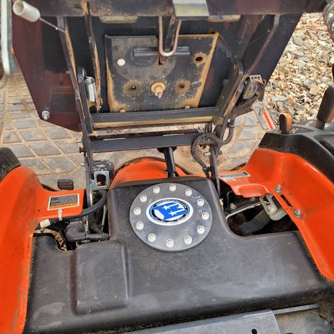 Aluminum 6"OD x 4"ID Bolt In Tank Clean Out Access Plate