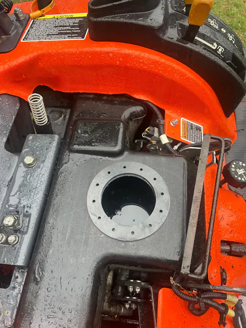 Aluminum 6"OD x 4"ID Bolt In Tank Clean Out Access Plate