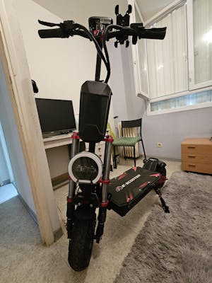 (New Arrivals)BOYUEDA S5-11 Mountain E-Scooter Bluetooth Display with Steering Damper