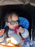 Mina - Polarized Baby Sunglasses in a Black Frame