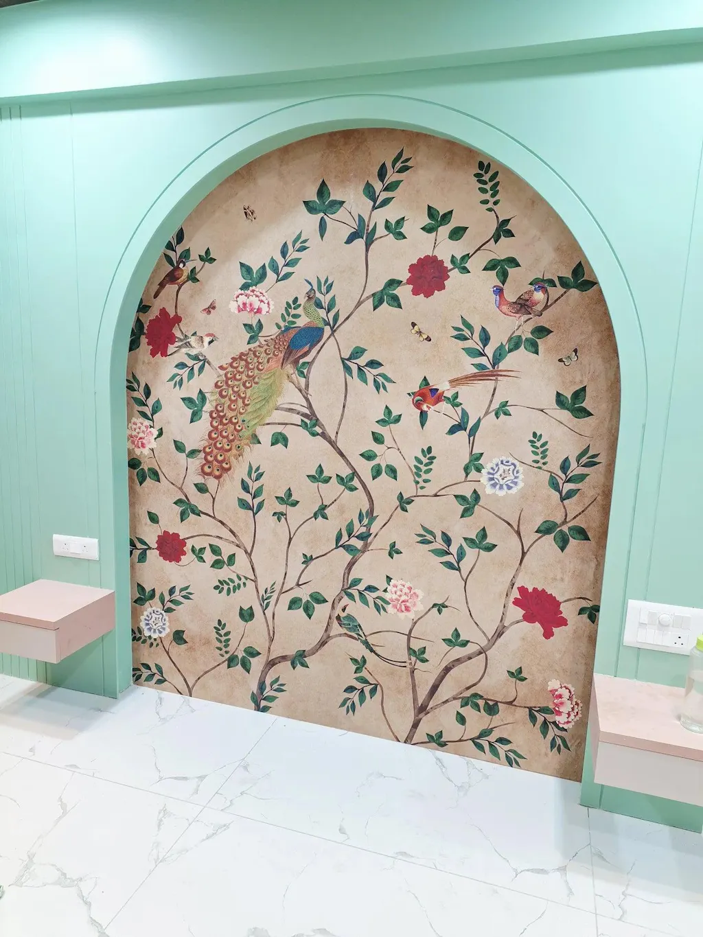 Garden of Elegance: “Bagiya” Wallpaper (Pink)