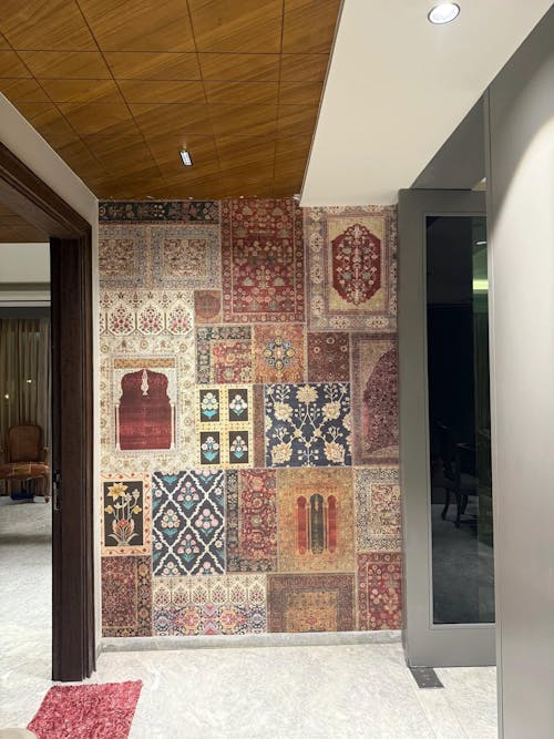 Floral Haven: "Madhuban" Wallpaper (Sage Green)