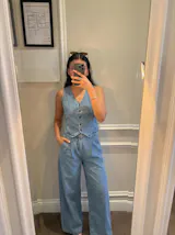 Set Macarena azul medio