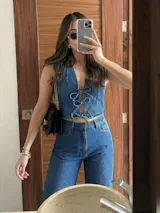Set Denim lazos