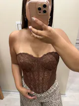 Corset Antonieta café (preventa)