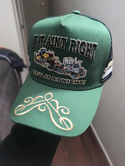 If It Aint Right Trucker Hat GREEN
