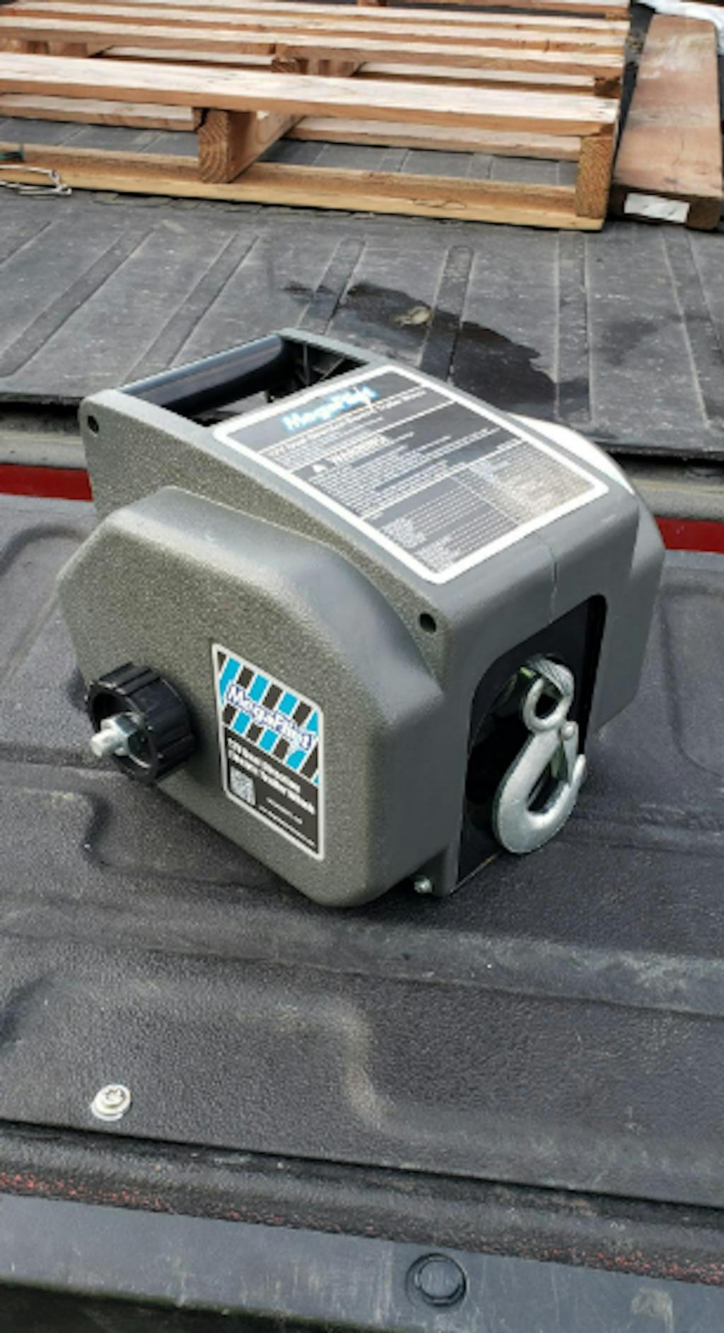 Electric Winch For Trailer Boat Portable Winch Reversible 6000 lbs 12V