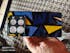 MC158 Blue Yellow Abstract Design Mobile Case