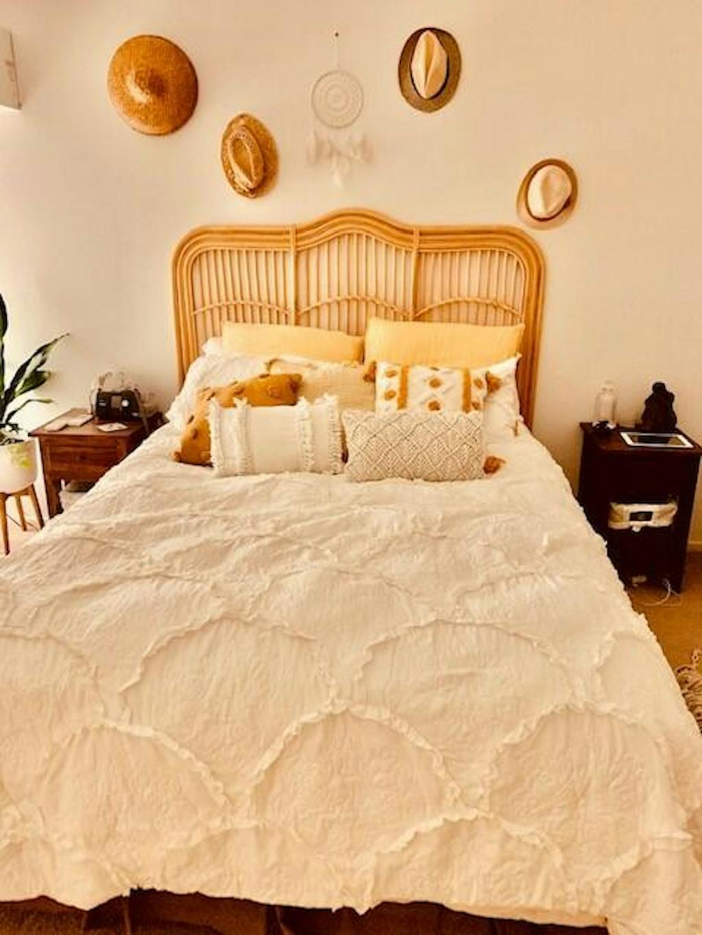 Breeze Athens Queen Size Natural Rattan Headboard Bedhead