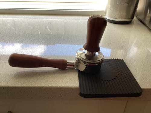 Brewedco V2 Self Leveling Tamper - Sandalwood 58.5mm