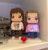 Custom Couple Brick Figures — Personalized Mini Figures From Photo (2 People)