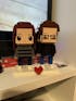 Custom Couple Brick Figures — Personalized Mini Figures From Photo (2 People)